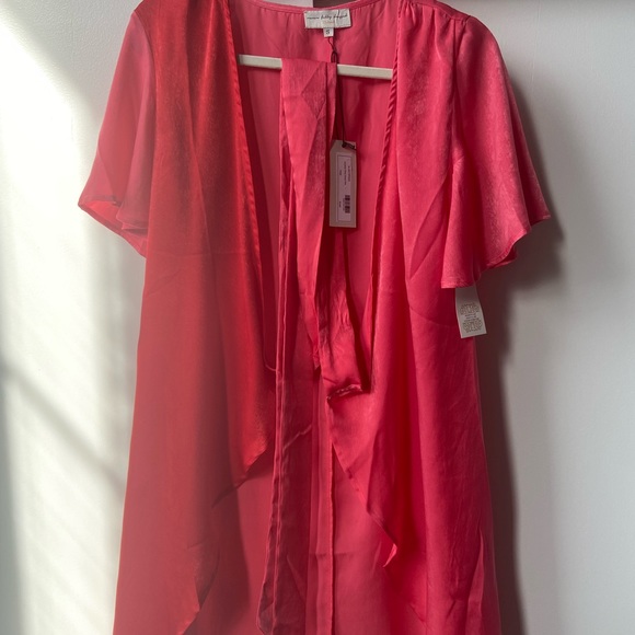 Never Fully Dressed pink and red wrap dress. NWT. - Picture 4 of 4